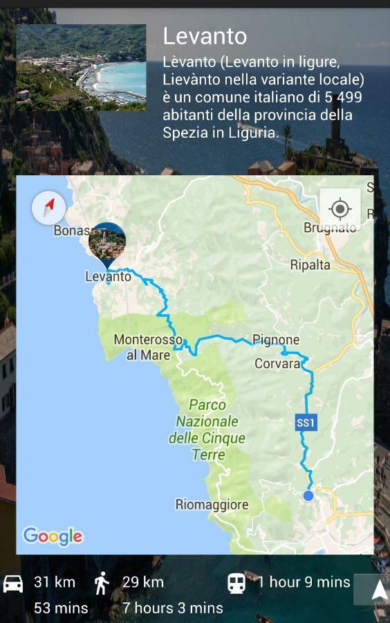 Borgo Foce La Spezia Apartman La Foce Kültér fotó